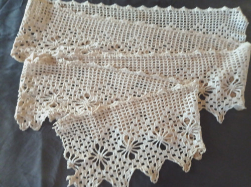 Bordure crochet fait main - au,