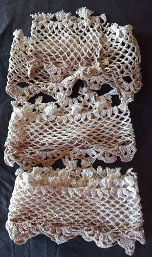 Bordure crochet fait - bordure, main